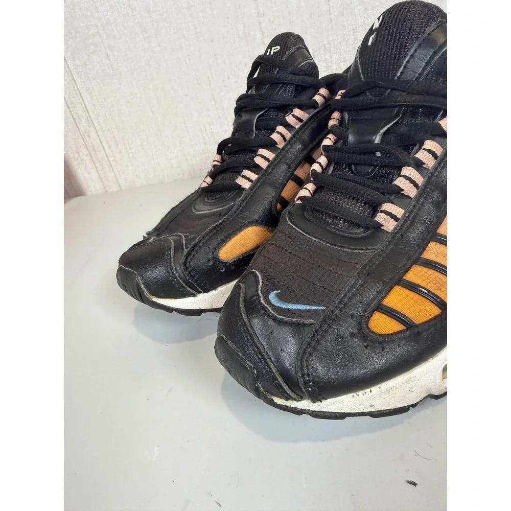 Nike‎ Air Max Tailwind 4 Black Coral Stardust Sneakers Women's Size 8